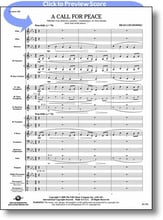 A Call for Peace Concert Band sheet music cover